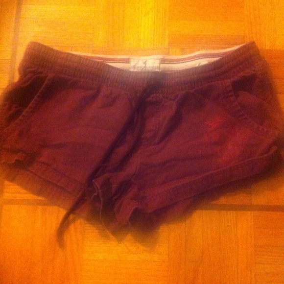 Maroon drawstring shorts - Picture 1 of 1