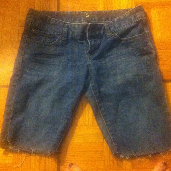 Denim shorts