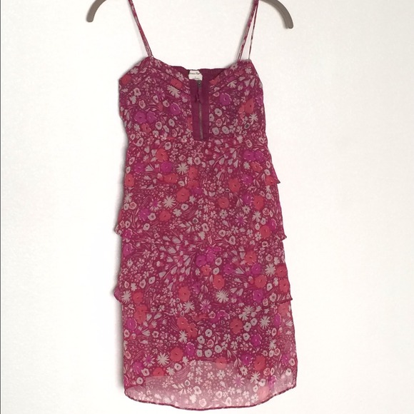 American Eagle Floral Chiffon Dress