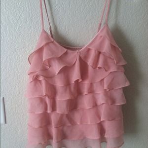 Candie's Ruffle Cotton Candy Pink Top