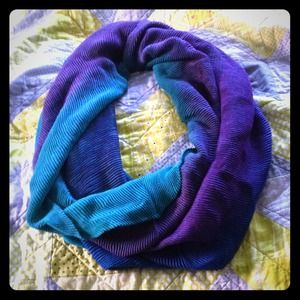 Multi colored ombré wrap scarf