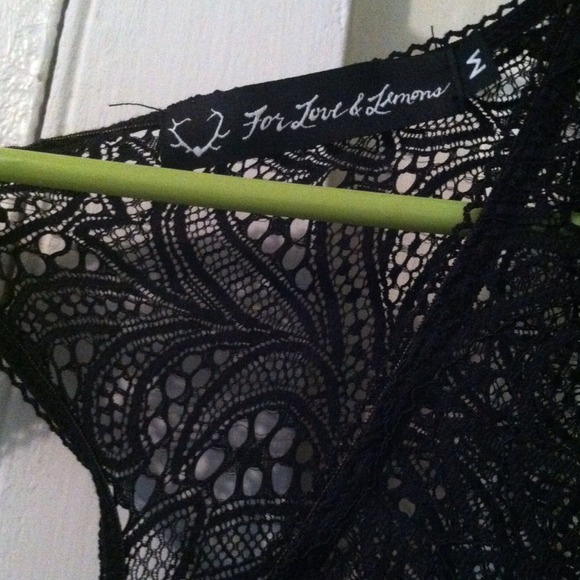 For Love & Lemons Ain't No Wifey Lace Slip - Picture 4 of 4