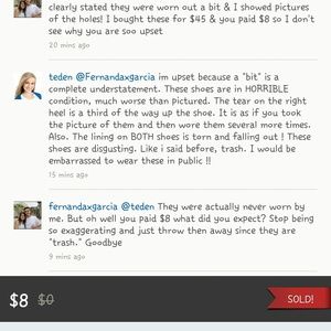 @Fernandaxgarcia Horrible Seller DO NOT BUY FROM !
