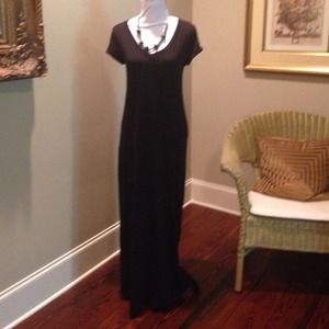 Black tee maxi dresss