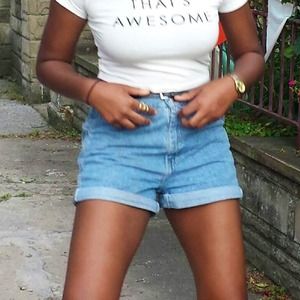 High waisted shorts