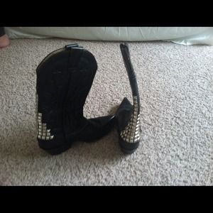 Urban Outfitters Studded Cowboy Boots