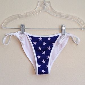 American Apparel U.S. Flag Bathing Suit Bottoms