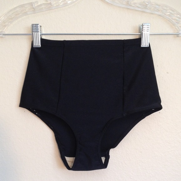 American Apparel High-Waist Bathing Suit Bottoms