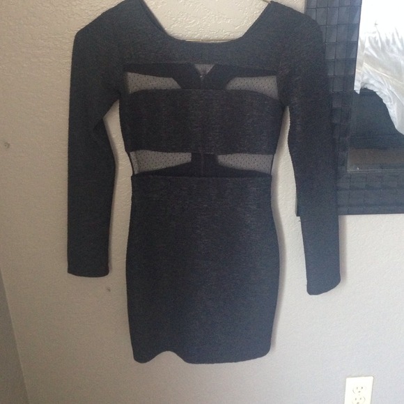 BCBGeneration black long sleeve dress