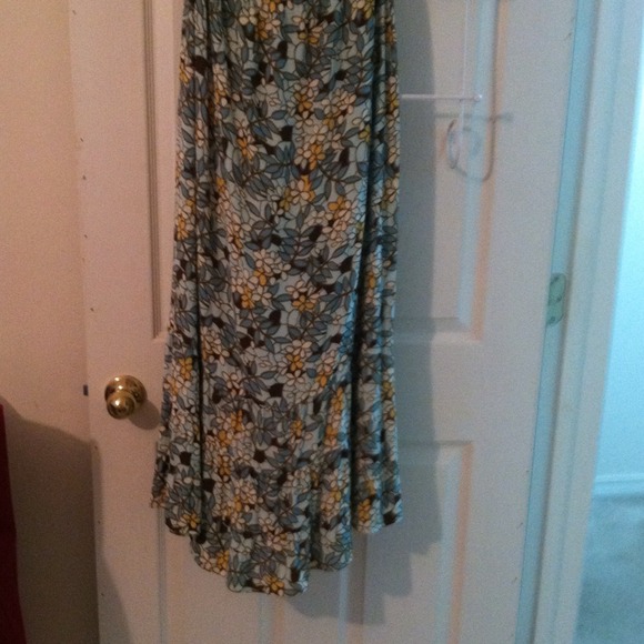 Bechamel rayon elastic waist multi color skirt - Picture 1 of 2