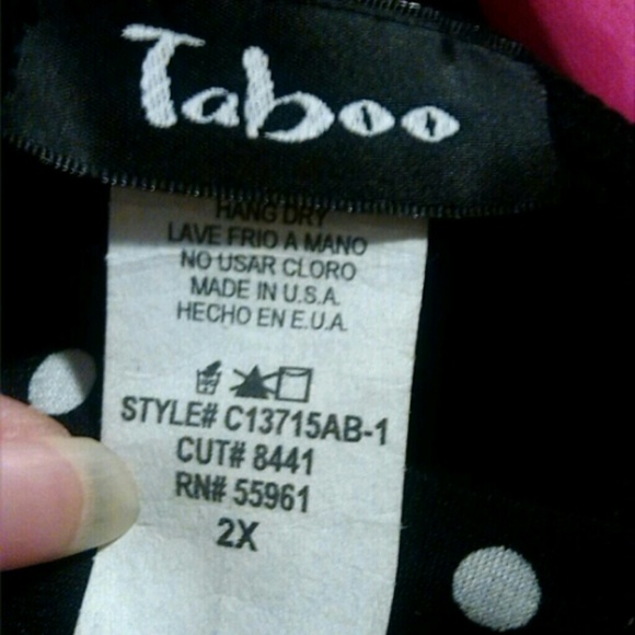 SALE Taboo party dress - Picture 3 of 3