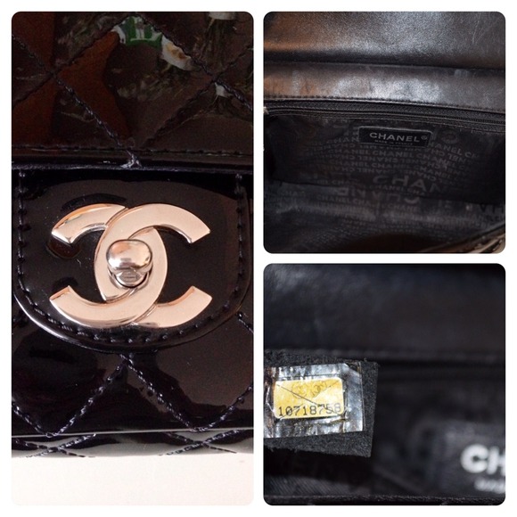 ⛔️SOLD⛔️Rare Chanel Patent Leather Single Flap - Picture 4 of 4