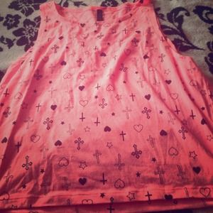 Pink crop top
