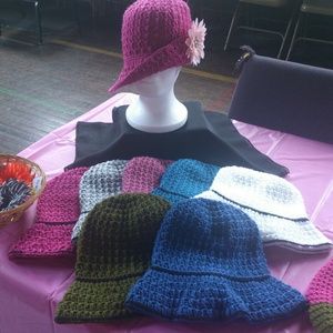 Handmade Crochet Couture Sun Hat (a MNEcraft desig