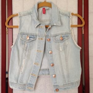 H&M Denim Vest, sz. 4