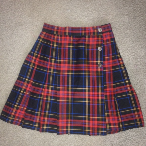 Vintage Plaid Skirt