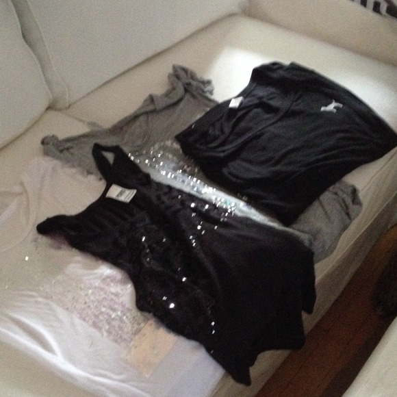 4 Victoria's Secret T-shirts