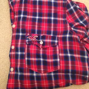Hollister red plaid shirt!