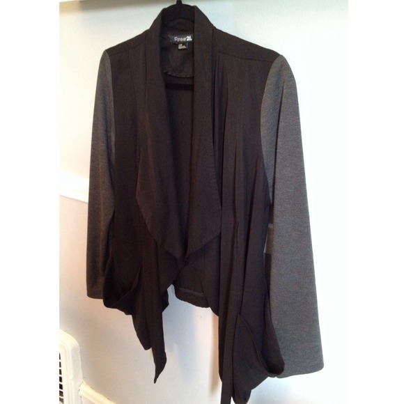 Waterfall Jacket with Pockets - Picture 1 of 3