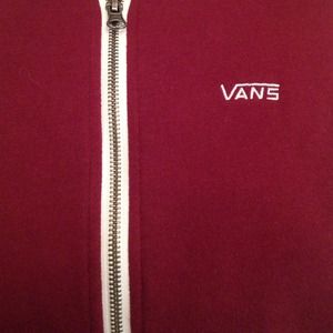 Maroon vans hoodie!