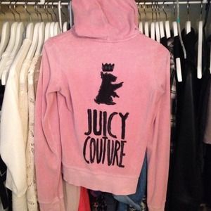 Velour Juicy couture with glitter jacket S