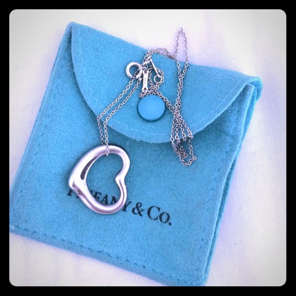 Tiffany & Co. Elsa Peretti open heart necklace