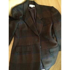Christian Dior Wool Tweed Blazer and Pencil Skirt