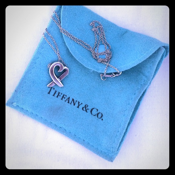 Tiffany & Co. Picasso loving heart necklace