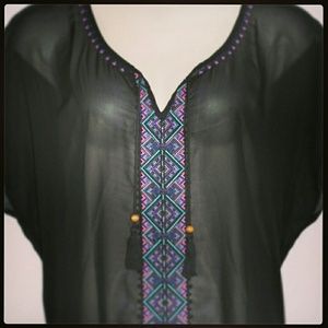 Maurices plus size 3 or 3x chiffon blouse