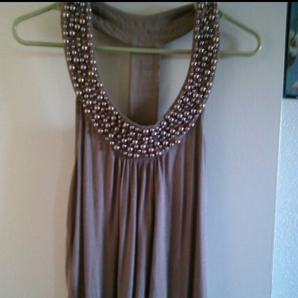 Beaded tank - Picture 1 of 2