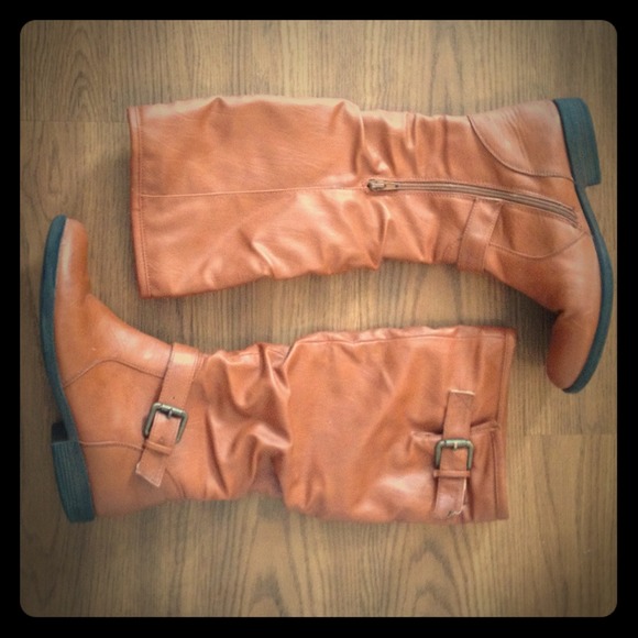 Cognac boots!