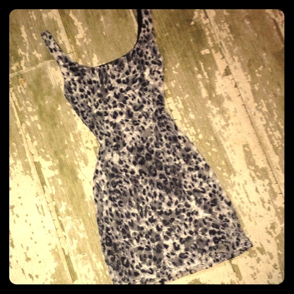 WET SEAL LACE MINI SHORT SEXY DRESS ANIMAL XS