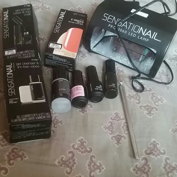 Sensationail Gel nail starter kit and more!!