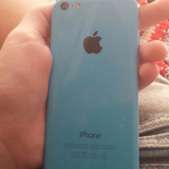 Blue iPhone 5c 16gb AT&T, clean IMEI - Picture 2 of 4