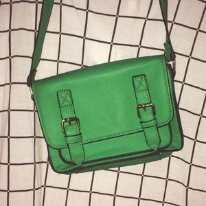 Kelly green messenger bag!