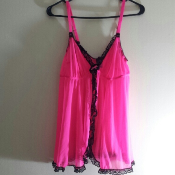Hot pink night gown
