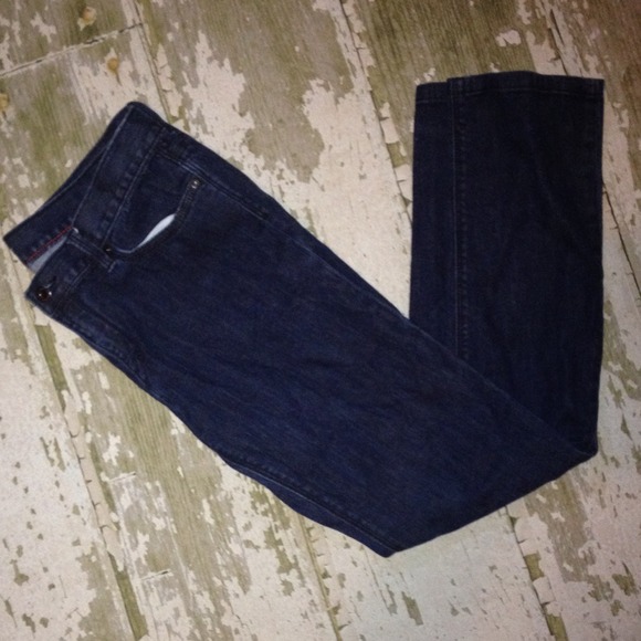 ANN TAYLOR LOFT DARKWASH SKINNY JEANS DENIM 12
