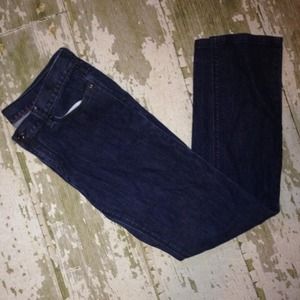 ANN TAYLOR LOFT DARKWASH SKINNY JEANS DENIM 12