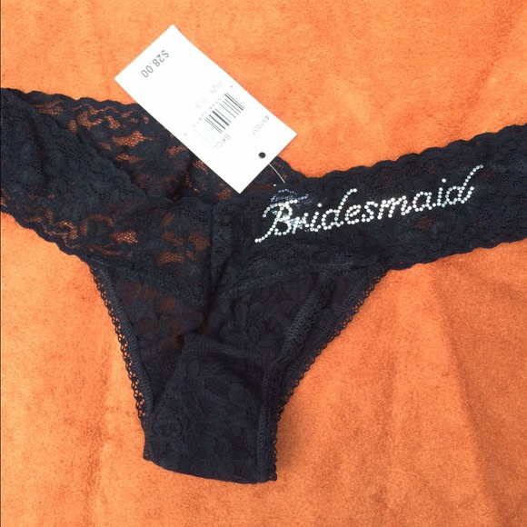 SOLD IN BUNDLE! 1 'Bridesmaid' Black 2 in purple!