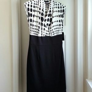 Black and White Polka Top Dress