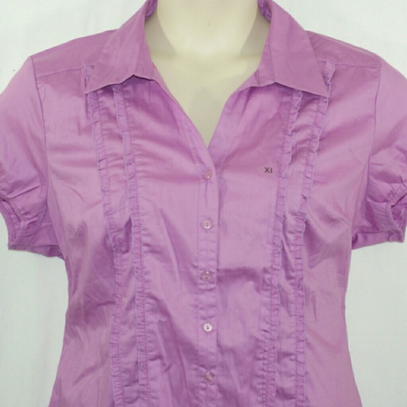 Maurices button down blouse, pink, XXL,  NWT