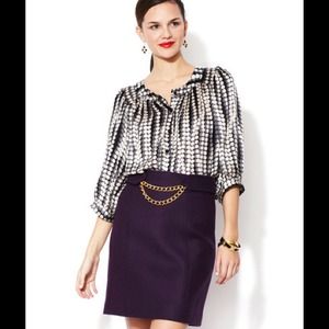 Aimee silk satin blouse in charcoal.