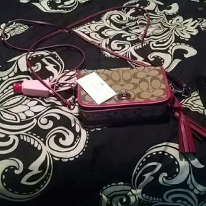 coach tassel cross body