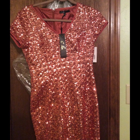 Sequin short dress