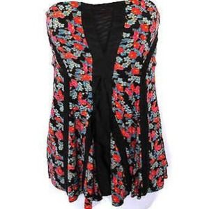 Blue free people top