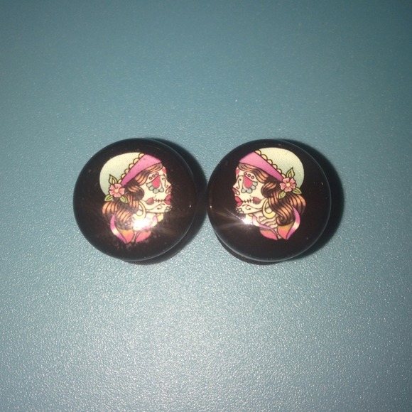 Day of the dead 1/2 inch plugs