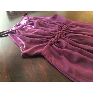 NEW Purple Dress With Floral Design