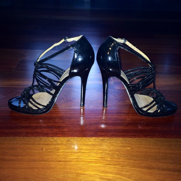 Aldo Black Patent Leather Heels
