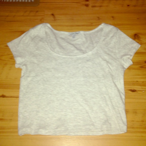 A never worn grey crop top!