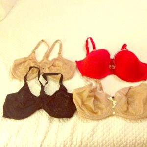 Full figure sexy bras 34DD & 36F